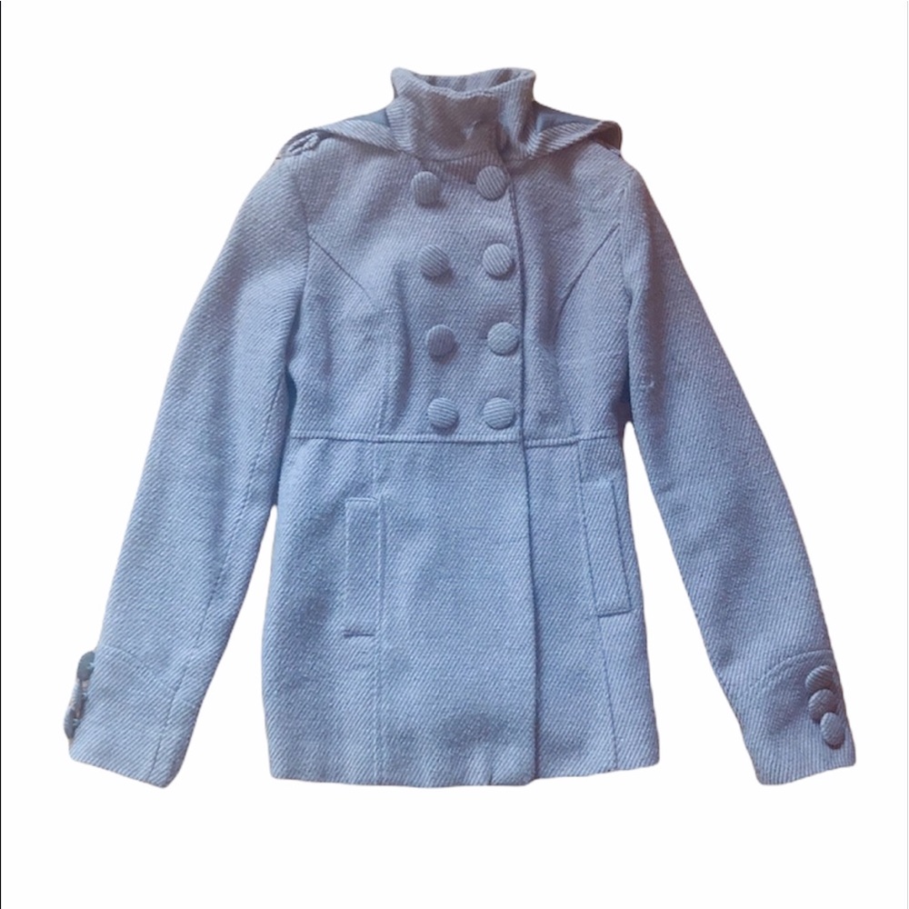 Wet Seal Pink Double Breast PeaCoat